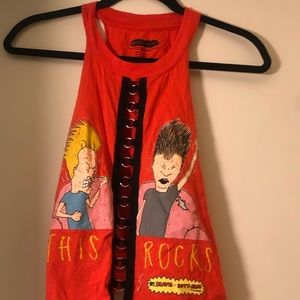 MTV Beavis and butthead sleeveless thank